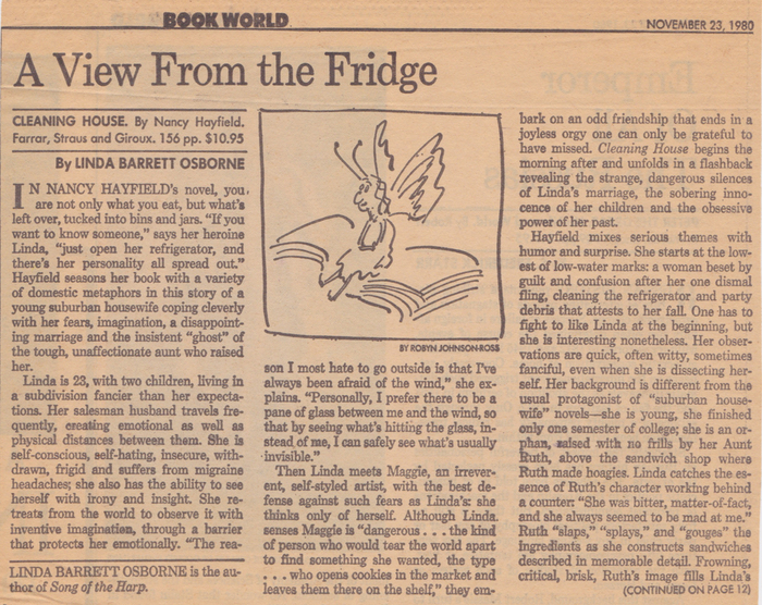 Photocopy of the Washington Post review.