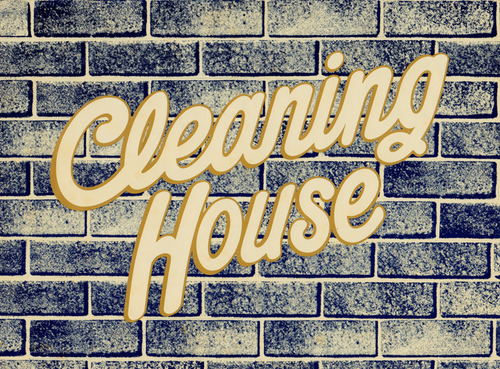 Cover of the poster made by Ace for Cleaning House.